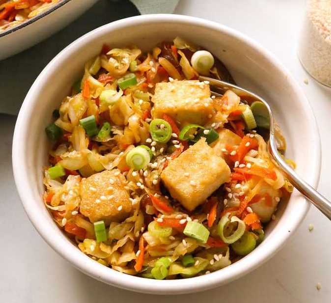 Vegan Egg Roll Bowl