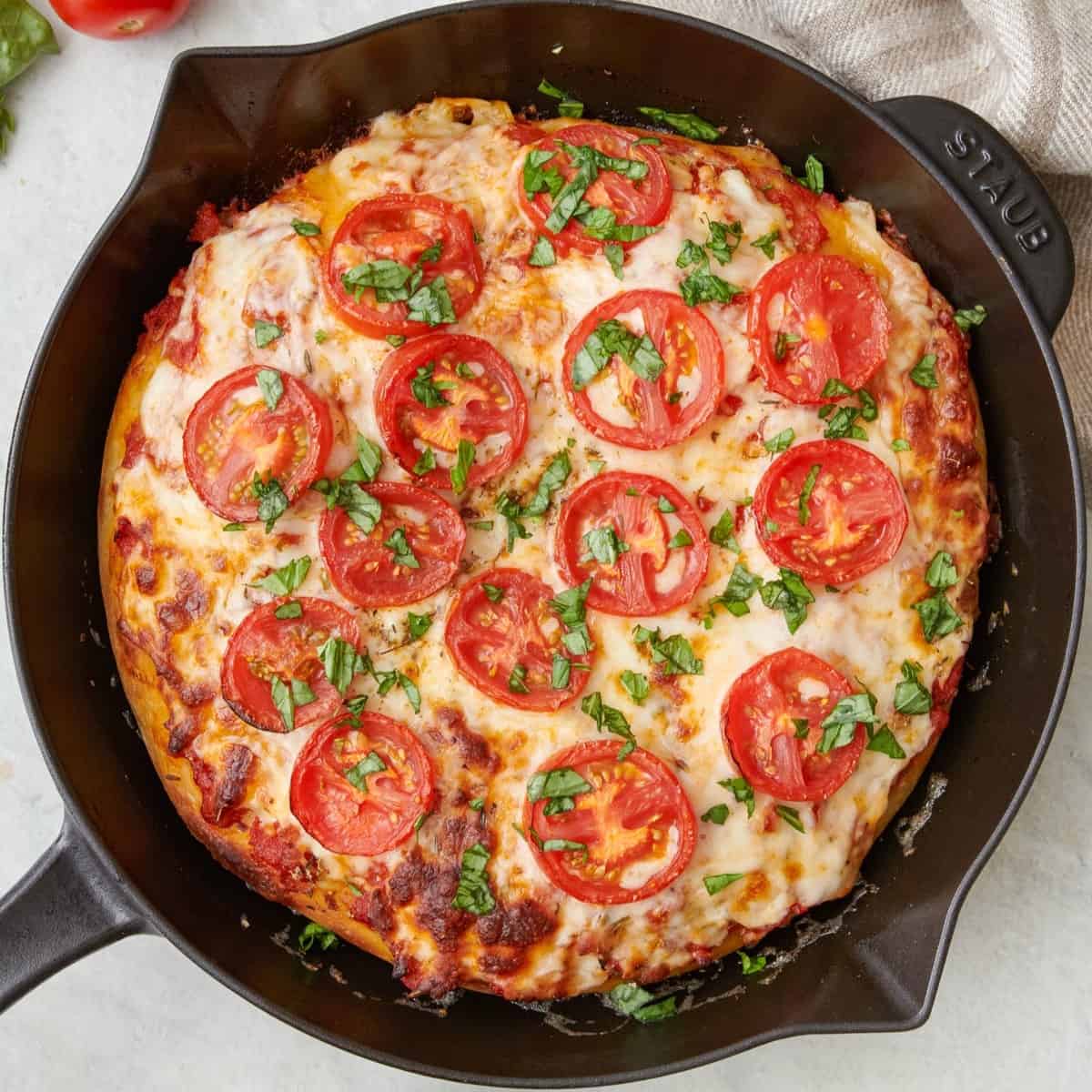 Cast Iron Sourdough Pizza
