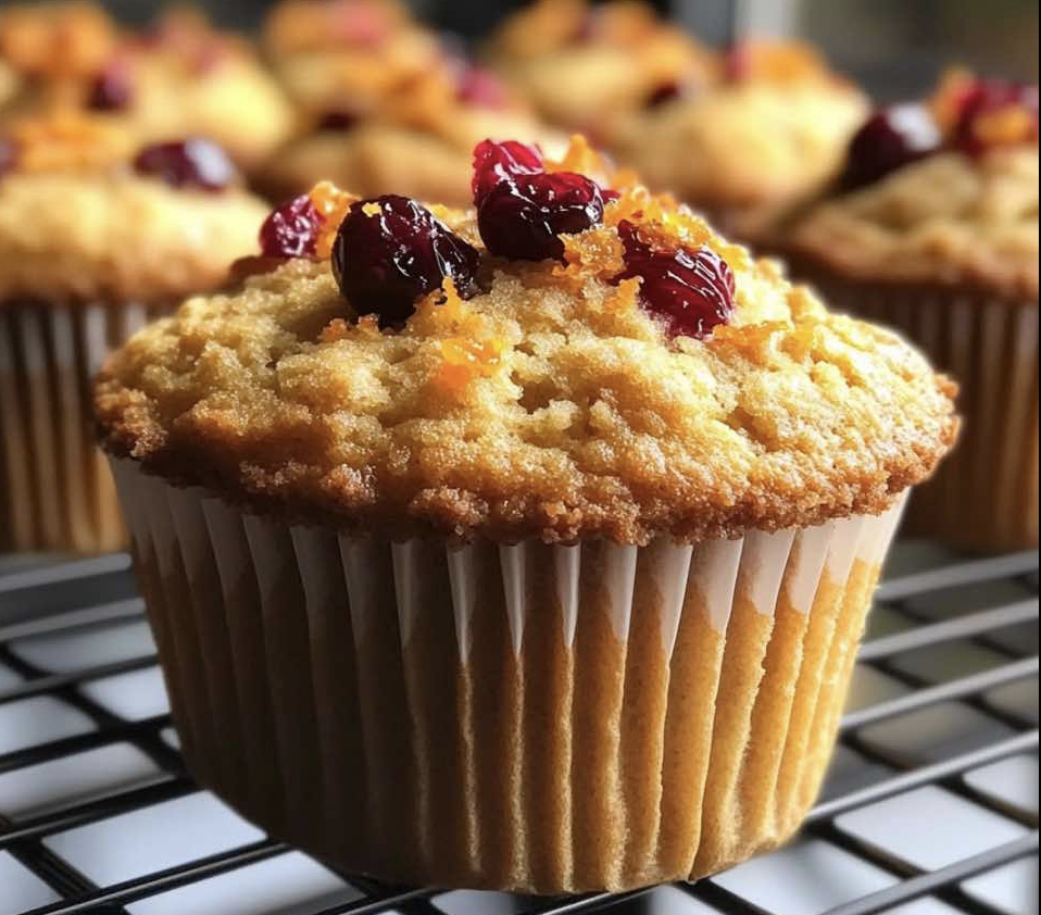 Vegan Cranberry Orange Muffins
