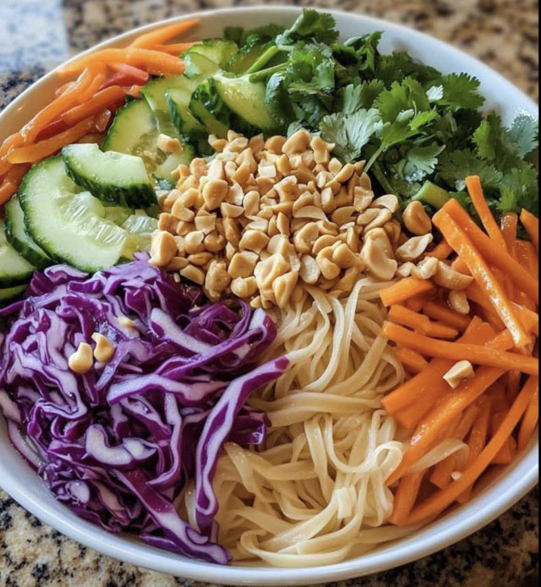 Vegan Rice Noodle Salad