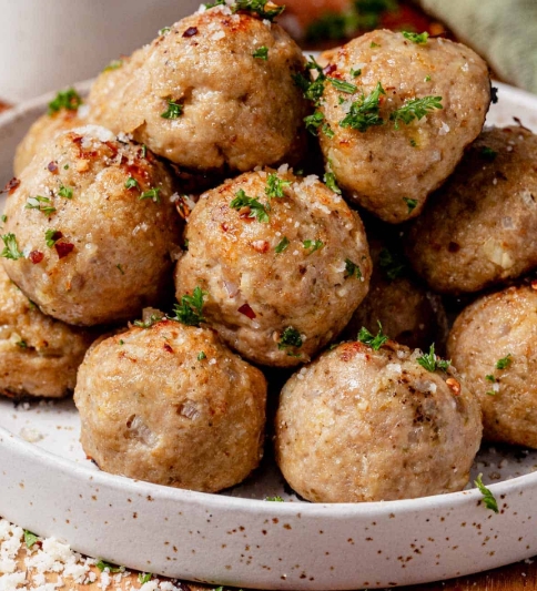 Baked Turkey Meatballs